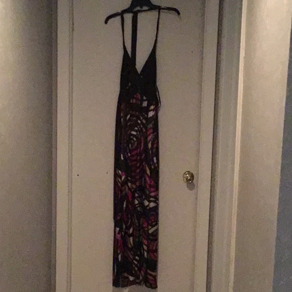 CANDIES halter back dress